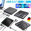 USB 3.0 Externes CD DVD Laufwerk Brenner Player mit Type C für Laptop PC 