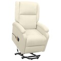 Massagesessel mit Aufstehhilfe Fernsehsessel Relaxsessel Sessel Stoff vidaXL