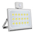 LED Fluter Scheinwerfer Außen Strahler mit Bewegungsmelder Floodlight Lampe DE