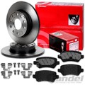 brembo BREMSSCHEIBEN 264mm + BELÄGE HINTEN passend für OPEL ASTRA G + ZAFIRA A