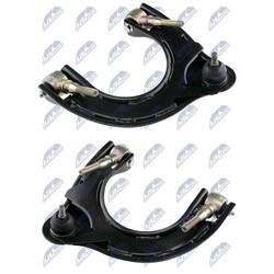 2X NTY QUERLENKER OBEN VORNE HINTEN LINKS+RECHTS passend für MITSUBISHI ECLIPSE 