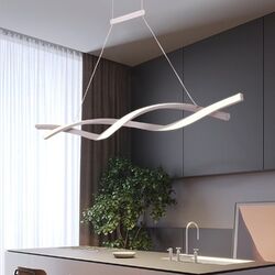 28W LED Pendelleuchte Dimmbar Hängelampe Esstisch Küchenlampe Pendellampe Ecglcl