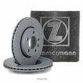 ZIMMERMANN Bremsscheiben für VOLVO S60 II S80 II V60 I V70 III XC70 II hinten