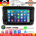 7 Zoll Autoradio Carplay Android 12 GPS Navi Für VW GOLF 5 6 Passat Polo 2 DIN