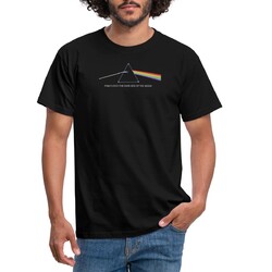 Pink Floyd The Dark Side Of The Moon Mit Text Männer T-Shirt