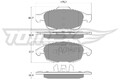TOMEX Brakes Bremsbelagsatz, Scheibenbremse TX 14-84 für CITROËN DS PEUGEOT