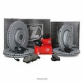 ZIMMERMANN Bremsscheiben Ø 347/330mm + Beläge für AUDI A6 (4F C6) vorne + hinten