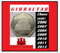 Gibraltar Münzen Auswahlliste Capture 50p Pence 2006 2007 2008 2009 2010 2011 2013