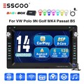 DAB+ Carplay 6+128G Android 14 Autoradio GPS NAVI Cam Für Golf Jetta MK4 Polo 9N
