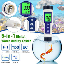 Digital LCD Messgerät Wasser TDS / EC Wert Tester Meter Aquarium Pool Prüfer DE