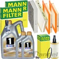  MANN INSPEKTIONSPAKET+MOBIL1 0W-40 ÖL passend für MERCEDES C/E KLASSE W205 213