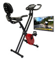 Skandika Foldaway X-1200 Heimtrainer Fahrrad | Fitness X-Bike, klappbar, 8 Stufe