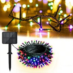 50/100/200 LED Solar Lichtschlauch Außen Streifen Lichterschlauch Lichterkette