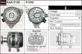 REMY Lichtmaschine Generator 120A 12V für Ford Focus II Turnier 1.8 TDCi