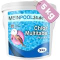 5 kg Chlormultitabs Chlor Multitabs 5 in 1 Poolchlor 200g Tablette Desinfektion
