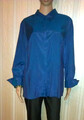 Schicke Damen Bluse  Damenbluse  Viskose Blau verdeckte Knöpfe  Gr.46 NEU OVP