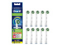 10X Oral-B CrossAction CleanMaximiser Aufsteckbürsten -Weiß, 10 Stück EB50RB-10