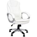 Racing Stuhl Weiß Chefsessel Bürostuhl 120 kg Schreibtischstuhl Drehstuhl 🏣