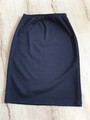 Damen Rock Bleistiftrock Dunkelblau Gr S-M