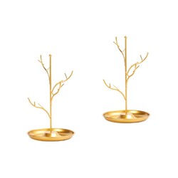  2 PCS Ohrring-Ausstellungsständer Halsketten-präsentationsständer