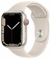 Apple Watch Series 7 45mm Aluminiumgehäuse mit Sportarmband - Polarstern,...