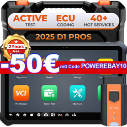 2025 OTOFIX D1 PROS Auto OBD2 Diagnosegerät ALLE System ECU CODING 40 FUNKTIONEN