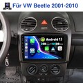 Apple Carplay Android 13 Autoradio GPS Navi WiFi KAM 64G Für VW Beetle 2001-2010