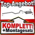 Auspuff für OPEL ZAFIRA B 1.7 CDTi 110 125 PS  Auspuffanlage