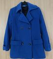 Frieda & Freddies Wollmantel, Jacke, Mantel, Gr. 36, S, blau