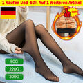 Damen Thermo Strumpfhose Leggins Winter Stretchy Leggings Mode❤Innen fleece Hose