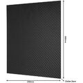 Carbon Platte 200mm x 300mm Matt 0,5mm 1mm 2mm 3mm CFK Kohlefaser Plate 3K  DHL~