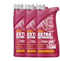 3x1 Liter MANNOL Extra Getriebeöl 75W-90 API GL 4 GL 5 LS Limited Slip 75W90