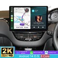 13.1" 4+64G Android14 Apple CarPlay Autoradio GPS Für Peugeot 208/2008 2012-2018