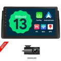 DVR+Für BMW 3er E46 9" Autoradio GPS Navi Navigation Android 13 wireless CarPlay