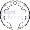 DELPHI LS2026 Bremsbackensatz Feststellbremse passend für PEUGEOT 4007 (VU, VV)
