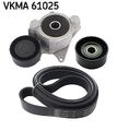 SKF VKMA 61025 Keilrippenriemensatz für TOYOTA