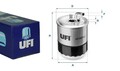 UFI Kraftstofffilter für JEEP COMMANDER XK XH  GRAND WH WK
