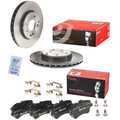 BREMBO Bremsscheiben Ø288mm + Beläge vorne Mercedes C-Klasse W203 S203 SLK R171