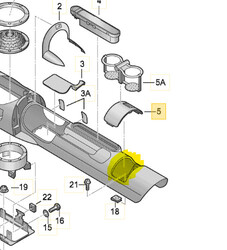 Dosenhalter Getränkehalter Becherhalter für Audi TT 8N 1.8T Quattro 3.2 VR6 3D