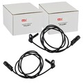 2x NTY ABS-SENSOR RADDREHZAHL HINTEN LINKS+RECHTS passend für OPEL INSIGNIA