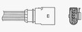 Lambdasonde Sensor Abgassteuerung NTK 0050 für AUDI A6 C6 4F2 Avant 4F5 A4 B7