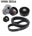 SKF VKMA 38346 Keilrippenriemensatz für BMW 1 Schrägheck (E87) 1 Coupe (E82)