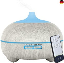 Hantoc Aroma Diffuser 550ML, Luftbefeuchter Ultraschall Vernebler mit Timer