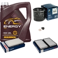 BOSCH Inspektionspaket 5 L MANNOL Energy 5W-30 für Mazda 2 DE_ DH_3 1.3
