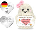 Pocket Hug Positive Kartoffel, Positive Potato Herzform Glücksbringer, Kreative 