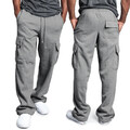 Herren Sporthose Cargo Jogger Jogginghose Stretch Sweatpants Sweathose