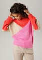 Aniston Damen Pullover Pulli aus weichem Grobstrick Langarm Bunt Gr. 38, 44, 46