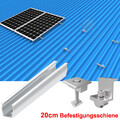 PV Solar Modul Alu Montageschiene Befestigungsschiene Trapezblech Dachhalterung