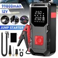 Auto Starthilfe Jump Starter Ladegerät 12V KFZ Booster Powerbank Auto Kompressor