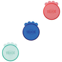 Trixie® Dosendeckel Katzenfutter Hundefutter Dosen Deckel Set Kunststoff Silikon